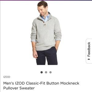 IZOD Sweater NWT, color Vanilla Ice